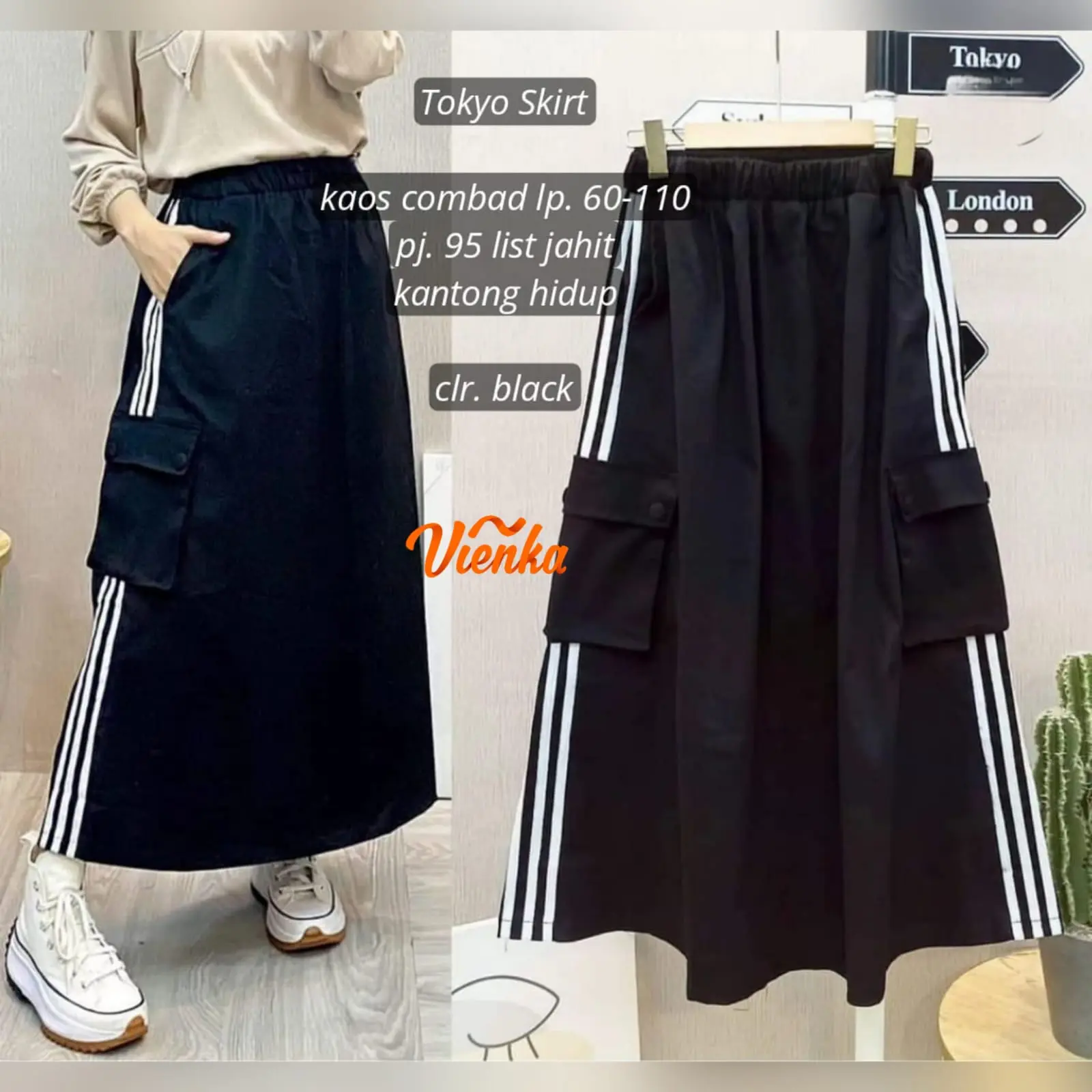 ROK TOKO SKIRT STRIP KAOS COMBAD LP 60-110 PJ 95 XL