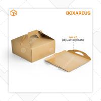 Gambar Dus Kue Cake Box Gift Kado Souvenir Packaging | 40408 BROWN - Brown dari Box Are Us Kota Bandung 2 Tokopedia