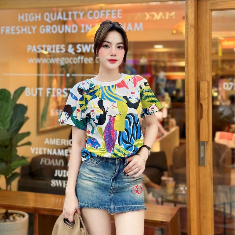  Áo Thun Basic Nữ Full Người Độc Đáo Chất 100% Cotton Mềm Mịn Hàng Cao Cấp. 