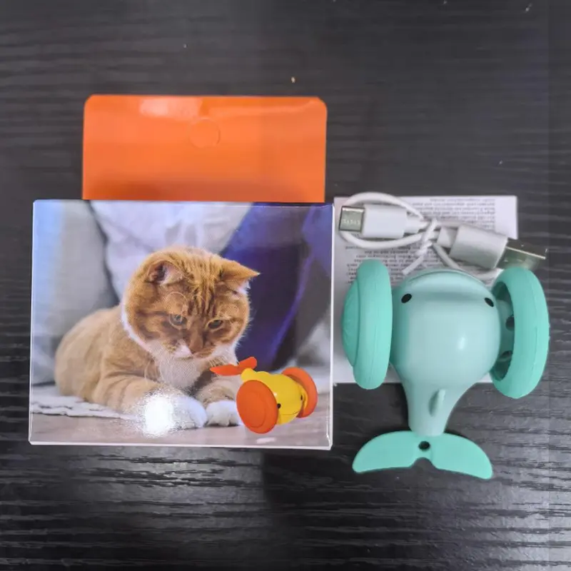Cute Animal Design Pet Toy, 1 Count USB Rechargeable Pet Interactive Toy, Pet Intelligence Development Toy, Pet Teaser Toy, Dog & Cat Accessories 7
