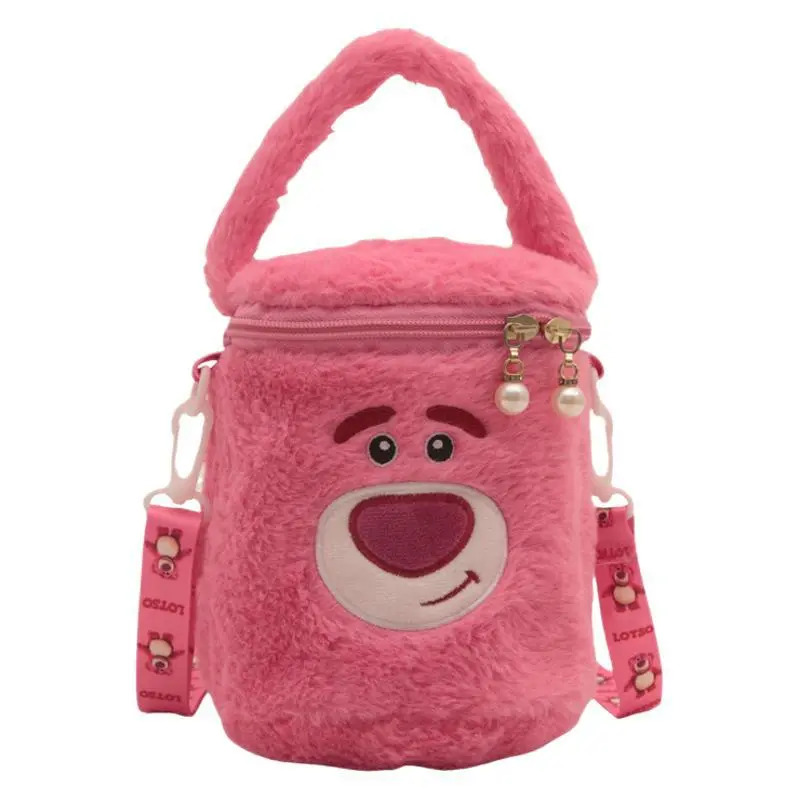 New cute sweet plush messenger bag Kulomie plush toy bag shoulder bag doll cylinder bag change bag