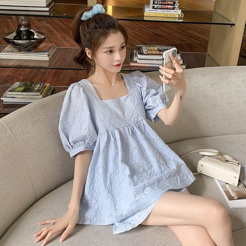 Bộ đồ bầu đùi chất đũi Hàn mềm mại siêu đẹp mặc bầu và sau sinh BB811 quần áo & phụ kiện thai sản 5