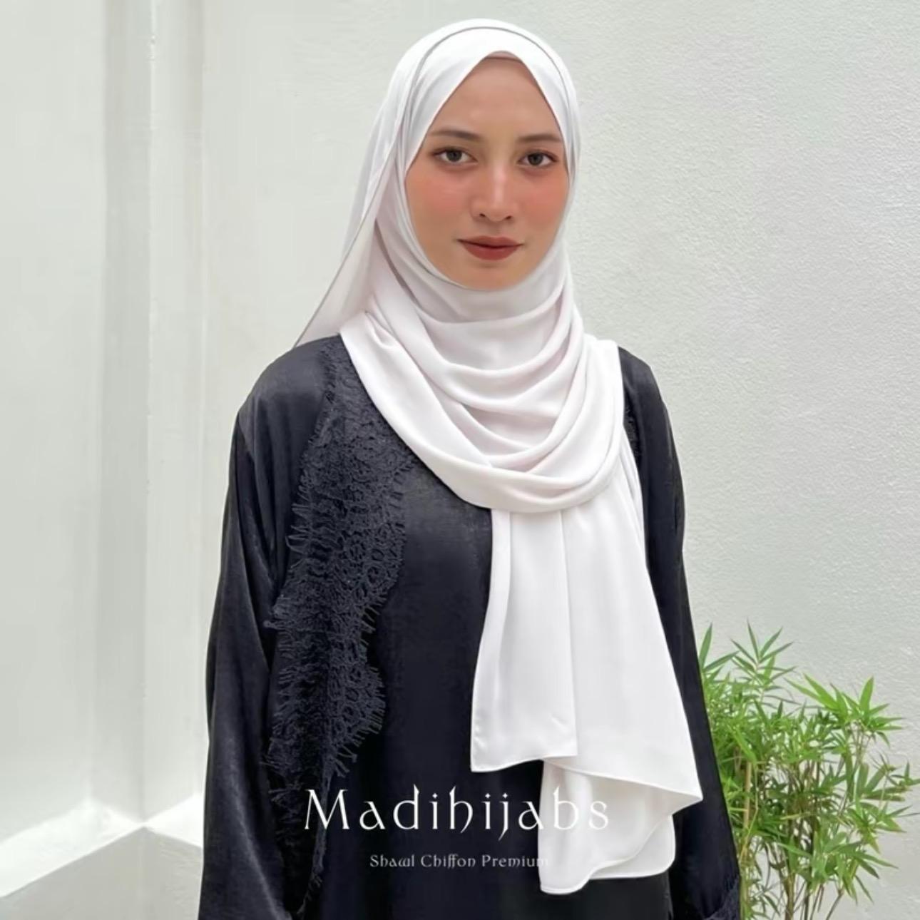 SHAWL KOREAN CHIFFON PREMIUM ผ้าชีฟองพรีเมียมพันยาว