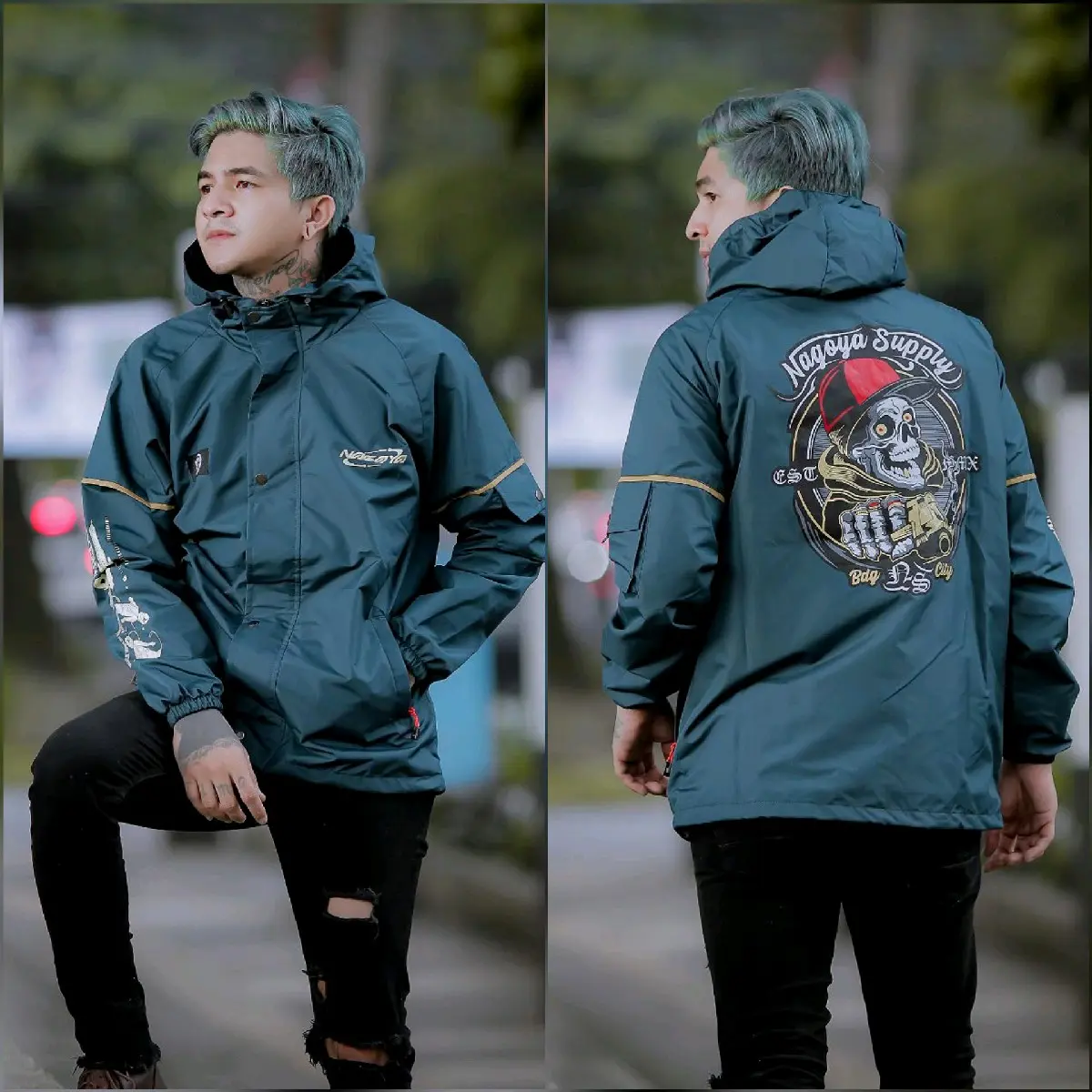 Jaket Parasut Pria - Jaket Casual Original Nagoya - Jaket Windbreaker Murah