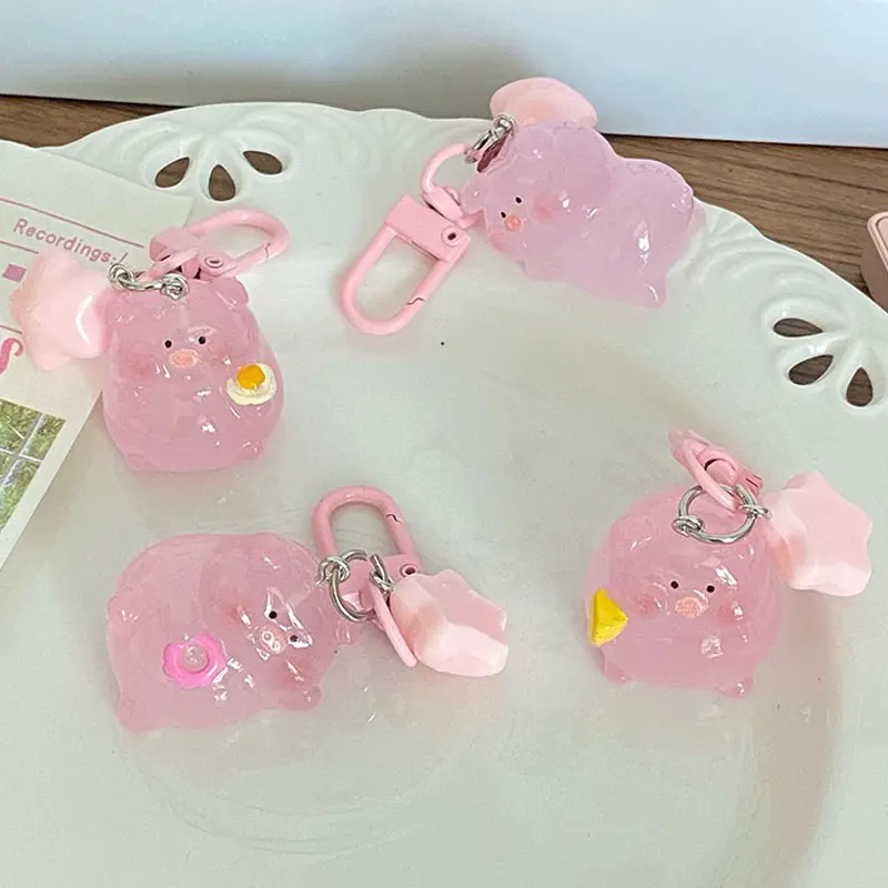 Dây Chuyền Chìa Khóa Phát Sáng, Thiết Kế Hình Heo Hồng Đáng Yêu, Mặt Dây Chuyền Móc Chìa Khóa Resin, Đồ Trang Trí Túi Xách Điện Thoại, Thích Hợp Để Đồ Trang Trí Hàng Ngày, Tuyệt Vời Làm Quà Tặng