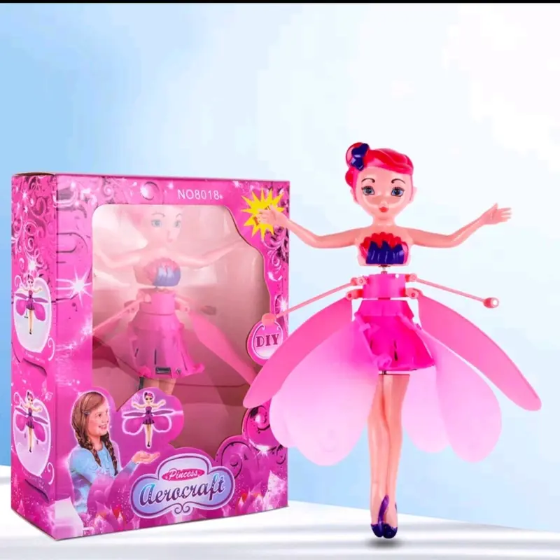 Búp Bê Bay Cảm Biến Phát Sáng , Đồ Chơi Bay Cảm Biến Phát Sáng Có Dây Sạc Toy 6
