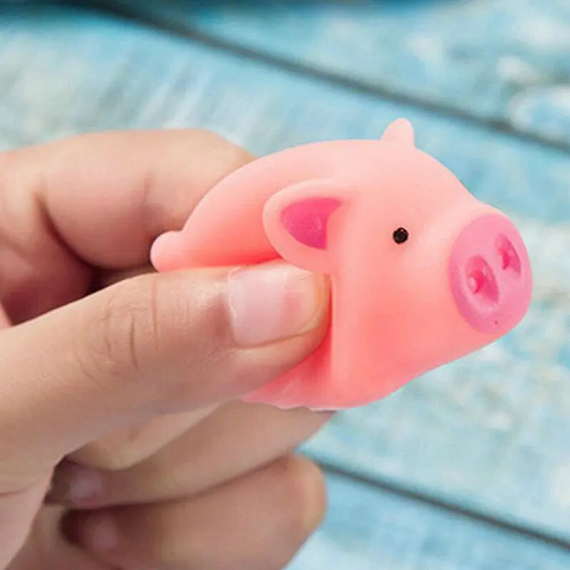 Đồ chơi  LỢN MỀM bóp kêu chút chít kute giảm stress đồ chơi trang trí 2