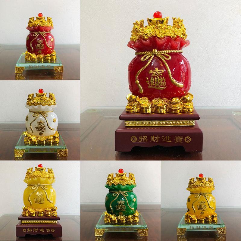 Túi Tiền Vàng Kim Bảo Tài Lộc Trang Trí Ban Thần Tài Làm Quà Tặng Khai Trương