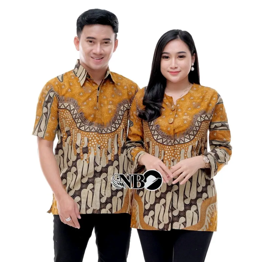 Baju Couple Batik Seragam Kantor Terbaru