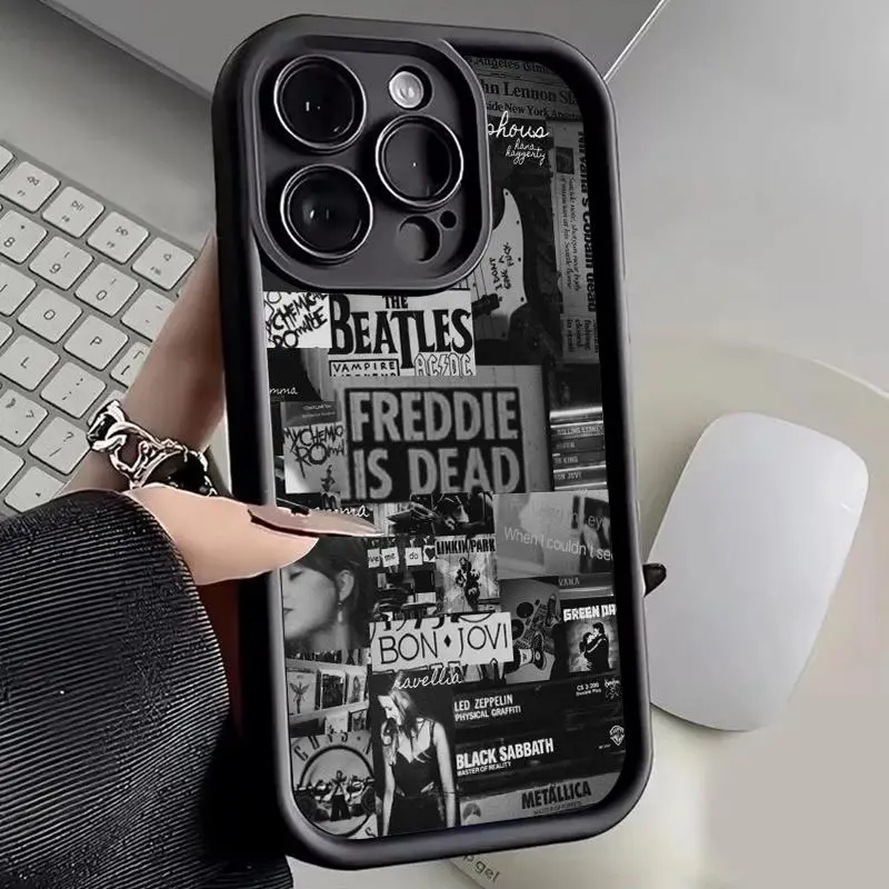 Soft Case Untuk Xiaomi Redmi Note12 4G 11 Pro 5G Plus 11 SE 11E Pro 11S 11SE 12 Pro Turbo 12R Pro 13 Plus Silikon TPU Lensa Pelindung Stiker Sederhana Casing Hp
