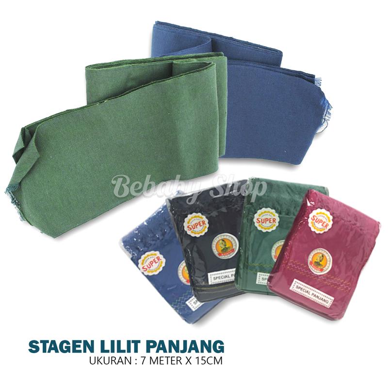 Product Introduction of Stagen Tenun Asli Bengkung Korset Melahirkan Kemben Special Panjang 7m pas hitam 0
