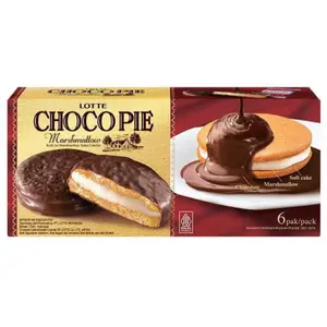 Lotte Chocopie marshmallow 1 kotak isi (12pcs)