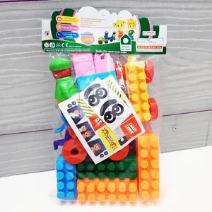 Mainan Anak Block orang  Kereta Blok Susun Teka Teki Puzzle Murah