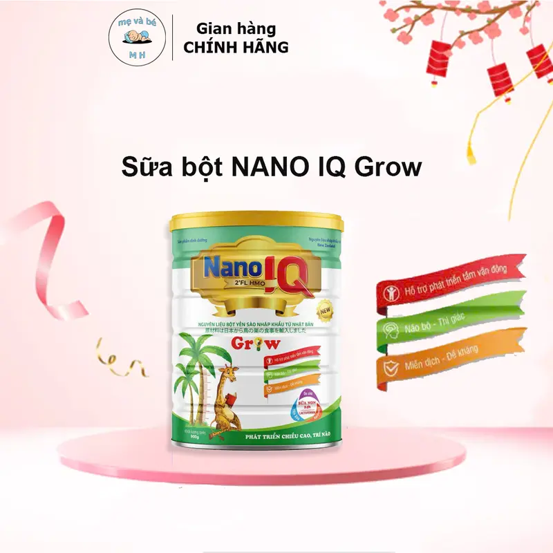 Sữa bột NANO IQ Pedia, NANO IQ Grow, NANO IQ Kids, NANO IQ Colostrum, NANO IQ Goat Kids, NANO IQ Goat Pedia Cho Bé 2