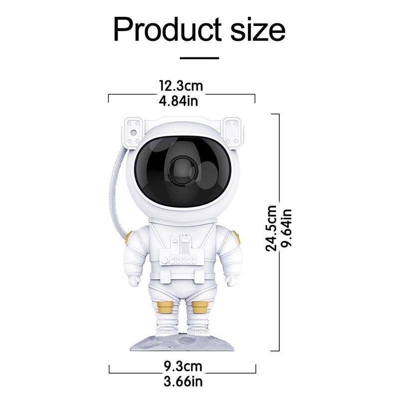 Astronaut Projector Night Light, 1 Count USB Powered Galaxy Projector Light with Remote Control, Spaceman Ambient Lamp, Starry Sky Projector Light 1