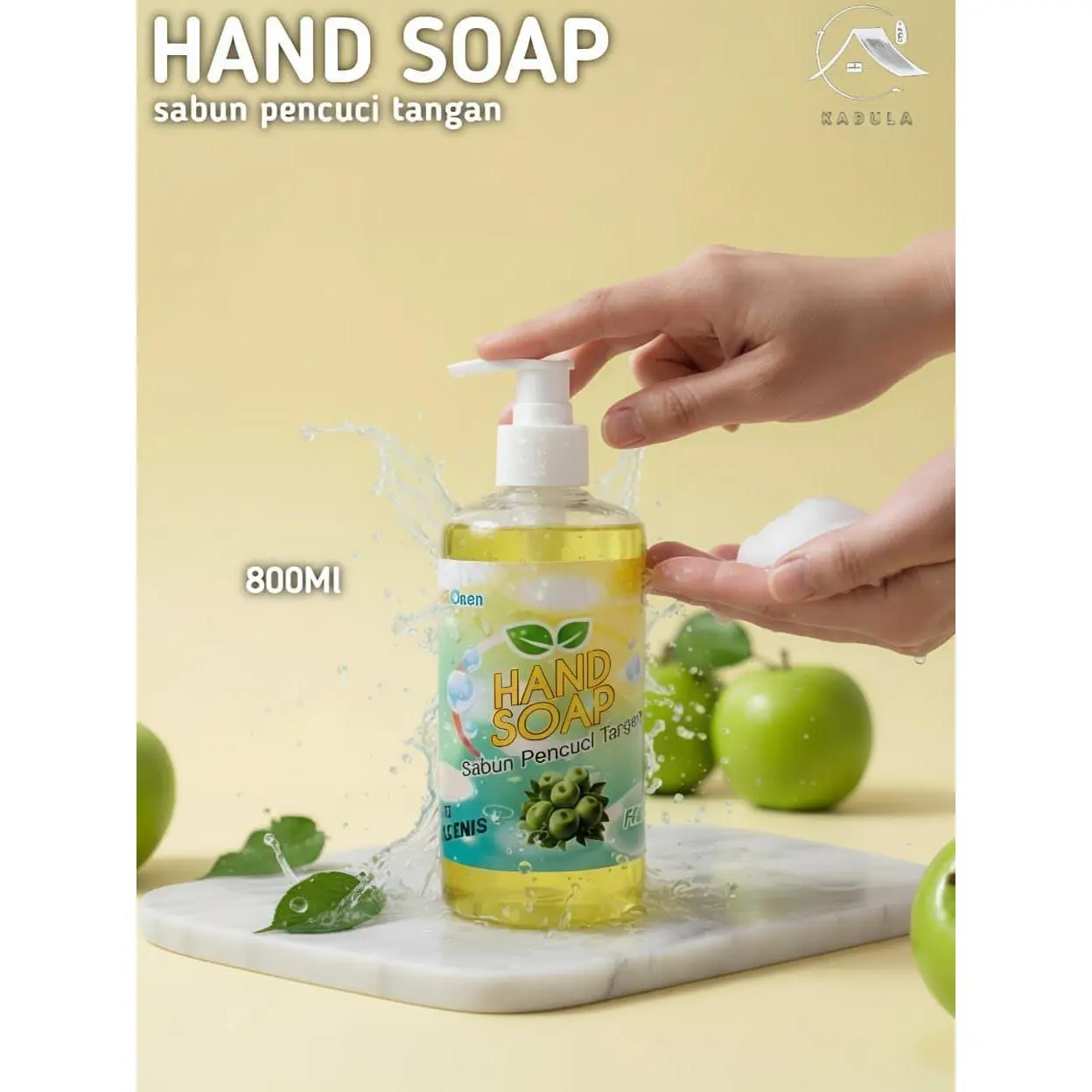 (COD) PROMO Sabun Cuci Tangan 500 ML - Apel