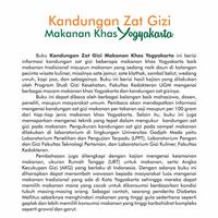 Gambar UGM Press Original Buku Kandungan Zat Gizi Makanan Khas Yogyakarta - Original dari UGM PRESS Kab. Sleman 3 Tokopedia