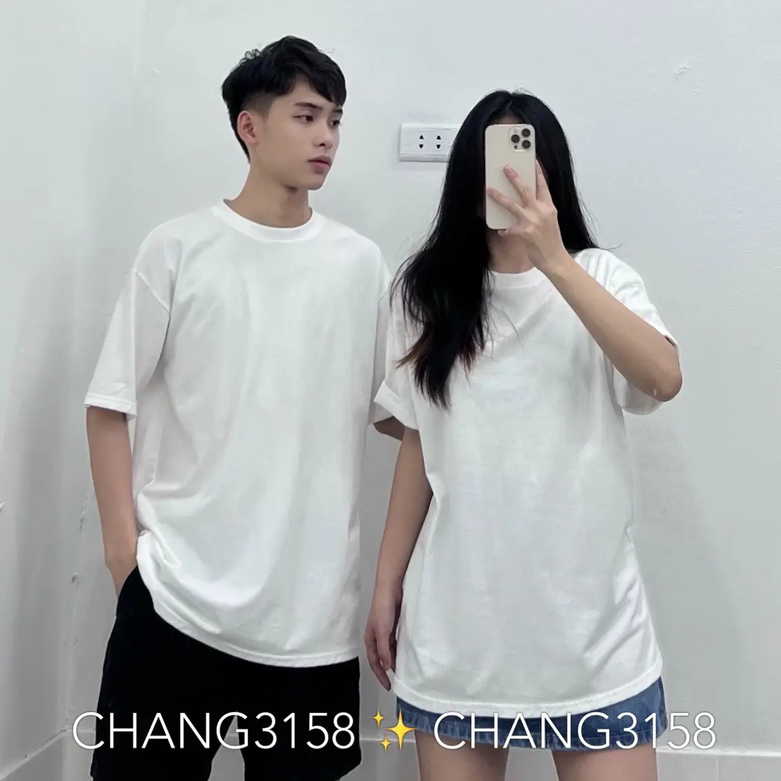 Áo Phông Trơn 3158 FREESIZE chất Cotton Khô - CHANG3158 Top Áo Thun Cổ Tròn