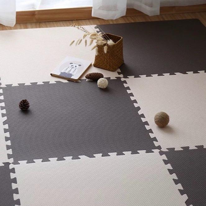 Bộ 10 tấm thảm xốp ghép trải sàn 60x60x1cm nhiều màu EVA không mùi