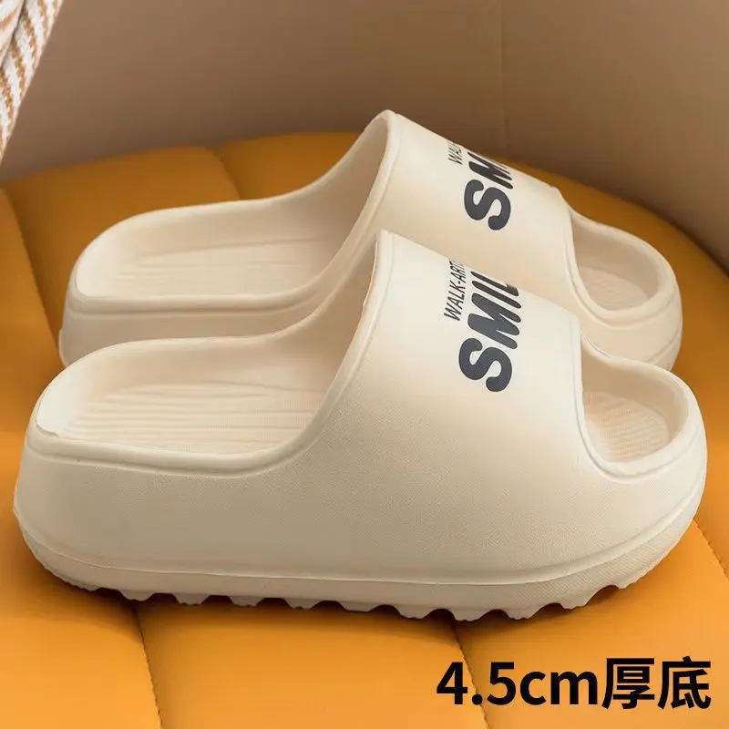Dép Đế Bánh Mì, Nhẹ Và Mềm, Thích Hợp Cho Mùa Hè Của Phụ Nữ, Đế Xuống, Được Làm Bằng Chất Liệu Eva, Thích Hợp Cho Phòng Tắm Và Nhà Bếp, Không Trơn Trượt, Lý Tưởng Cho Các Cặp Đôi, Dép Nam DéP Slipper