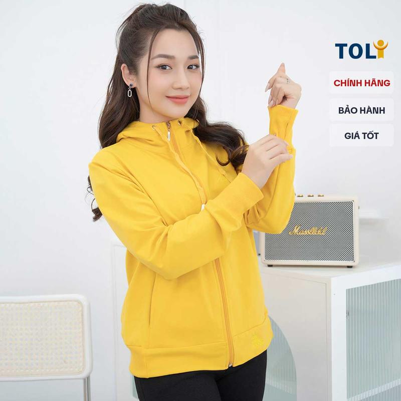 Áo Khoác Nữ chống nắng đa năng TOLI, có mũ rộng, có túi trong, Form suông đủ size, Vải nỉ vay cá dày dặN [KNM07] Top Jacket Women Cotton Hoodie