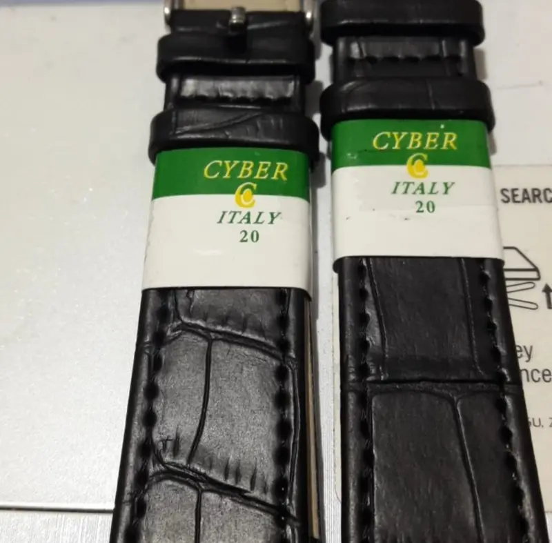 TALI STRAP JAM TANGAN KULIT UKURAN 20mm / 22mm Coklat Hitam 5