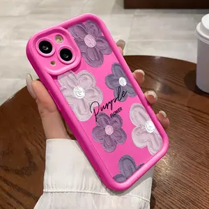 Casing For Redmi Case 10C 11A 12 4G 5G 12C 13C 14C 14R 6 6A 8 13 8A Dual Pro A3 PRO Slikon Shockproof Cute Flower Softcas