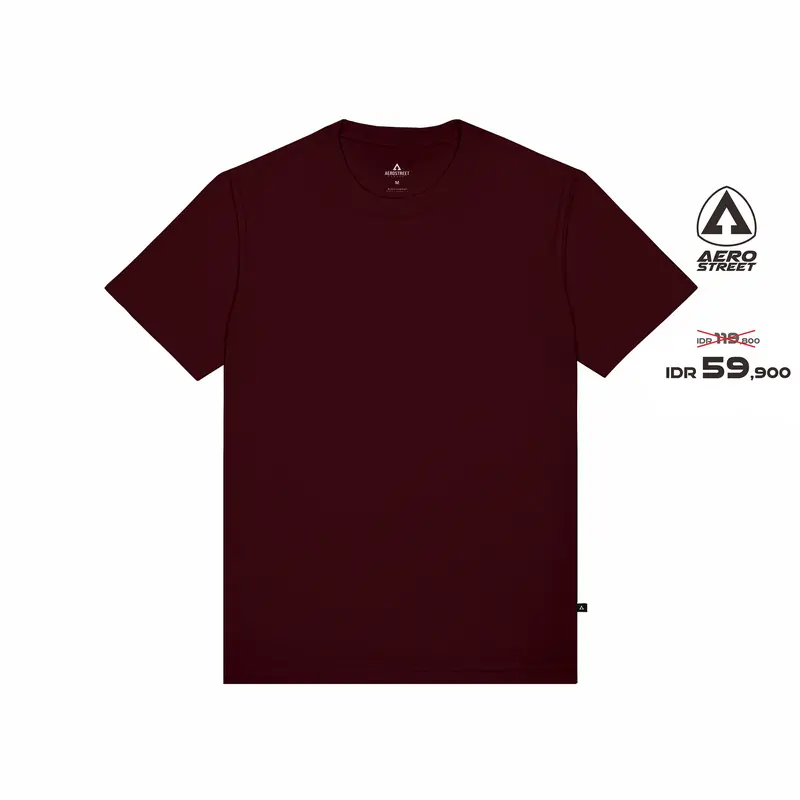 Aerostreet T Shirt Polos Gelap Kaos T-Shirt Tshirt KAAAA 5