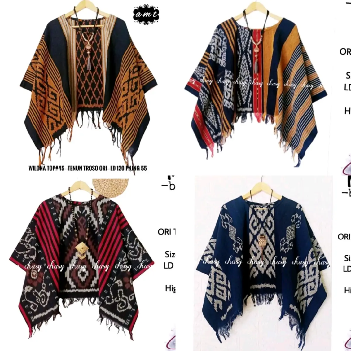 WILONA BLOUSE KELELAWAR , BLOUSE TENUN , BLOUSE OVER SIZE