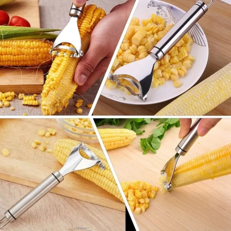 Alat Pengupas Jagung Bahan Stainless Corn Peeler Stripper Pisau Serut Perontok Serutan Parutan Mudah Dan Praktis 5