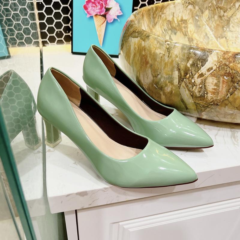 Product Introduction of Giày Cao Gót Nữ MŨI trơn Giày búp bê mũi nhọn nữ tính cao 5p và 7p - size 35 - size 40 mã Cotron Shoes 15