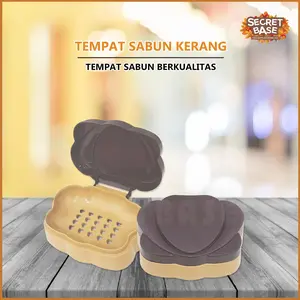 [COD] TEMPAT SABUN KERANG - Tempat Sabun Batang / Kotak Sabun / Alat Mandi (A)