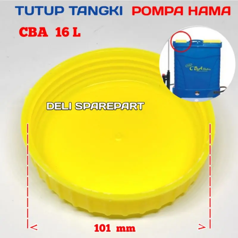 Tutup tangki kecil pompa hama elektrik CBA 16 L sprayer 1 fungsi 10 cm Tanaman