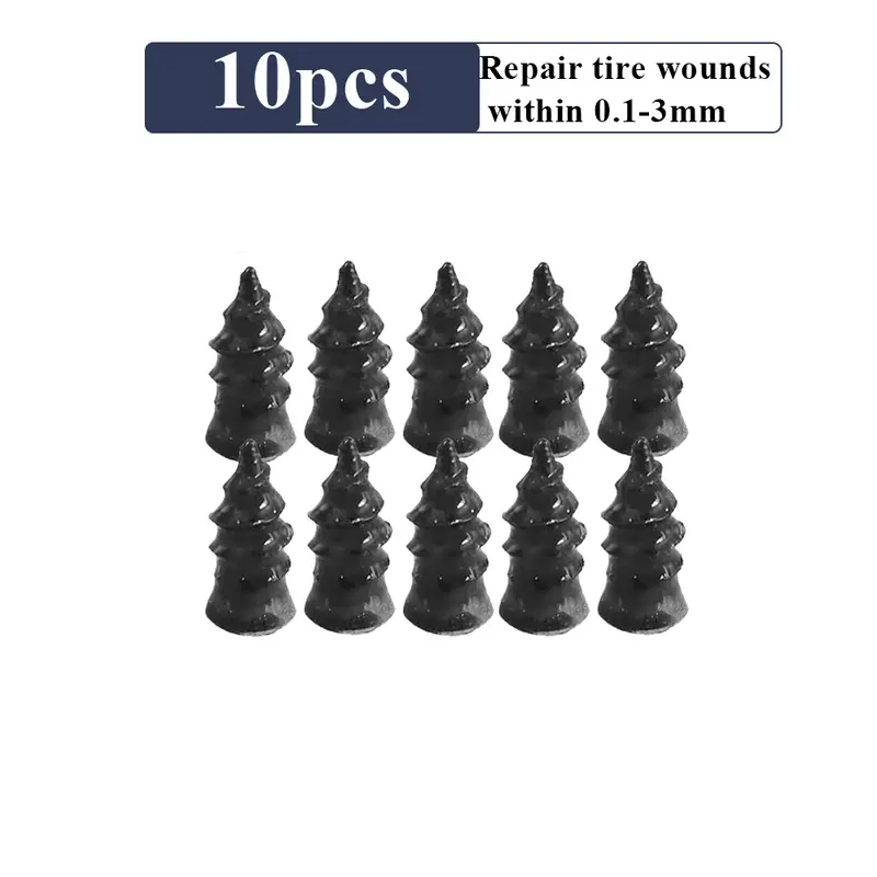 10 Pcs /Paku Reparasi Ban /Sekrup Reparasi Ban Mobil Dan Sepeda Motor Ban vakum Nails Tire Repair Car 5