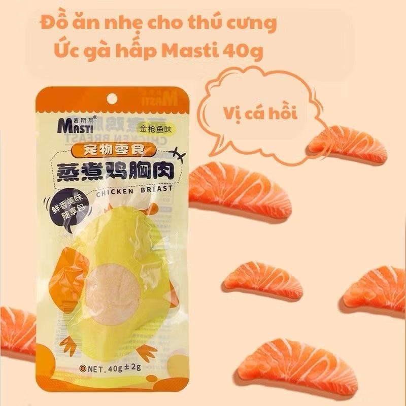 Product Introduction of Ức Gà Hấp Mastis Cho Chó Mèo Ăn Liền 40g - Bổ Sung Dinh Dưỡng Tự Nhiên 16