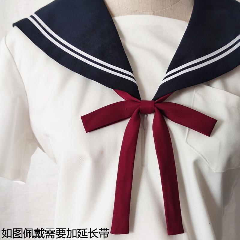 Product Introduction of Solid color JK tie without tie collar flower uniform accessories 14