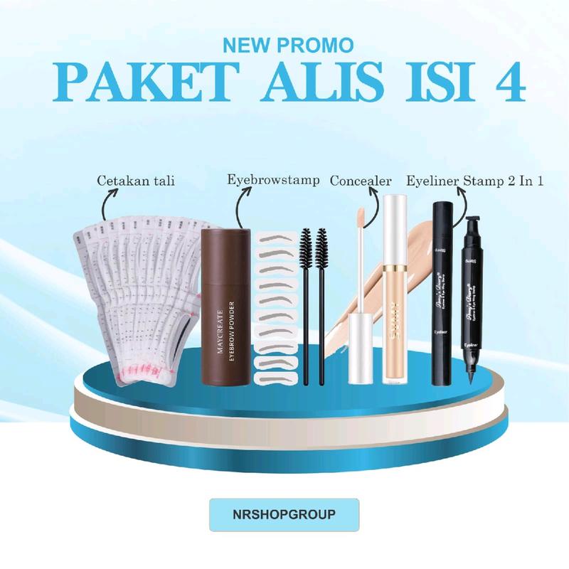 paket alis eyebrow powder isi 4 Cetakan 0