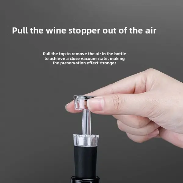[Vacuum] Wine Stopper Universal Universal Silicone Bottle Stopper Sealed Wine Household High-End Vacuum Stopper