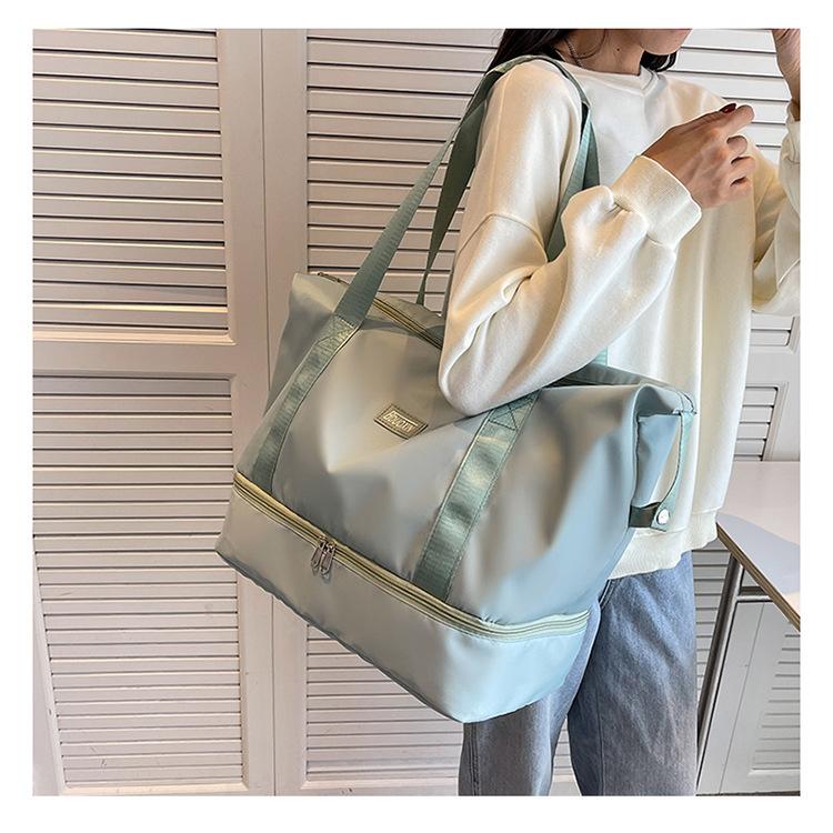Product Introduction of Sports Workout Travel Handbag, Short Distance Lightweight Water-Proof Bag, Shoe Bag, New Portable Trolley Case, Large-Capacity Luggage Bag, Storage Gym Bag 16
