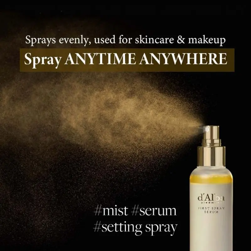 【Free Shipping】First Spray Serum Travel Duo (2 Pcs D'alba White Truffle First Spray Serum 50Ml) 28O3LE 5