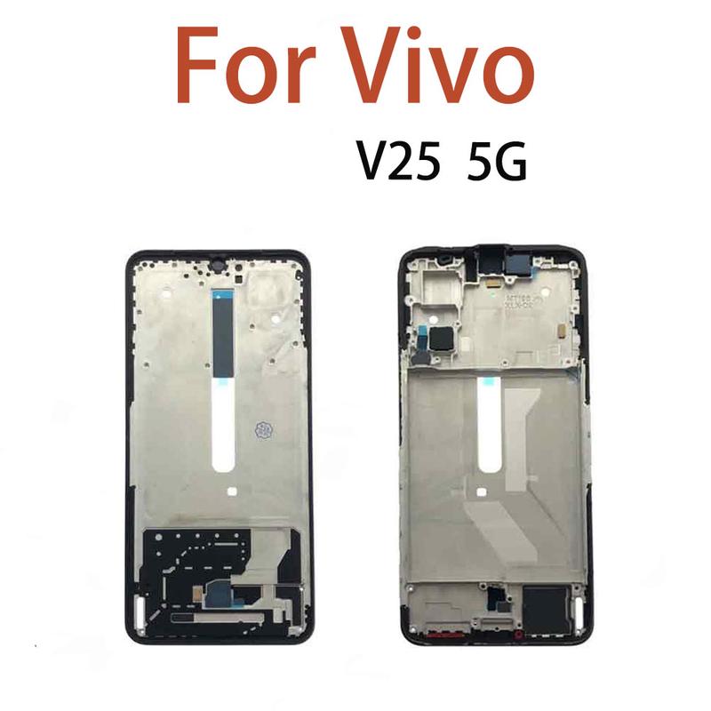 Khung viền trước cho vivo v25 5g, khung trung tâm trước, phụ kiện thay thế viền…