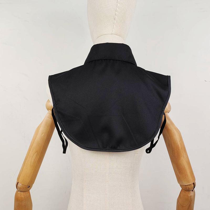 Product Introduction of Cổ Áo Giả Cho Áo Sơ Mi, Cổ Áo Có Thể Tháo Rời, Màu Trơn Cổ Áo Sơ Mi, Thích Hợp Cho Áo Cánh, Dành Cho Nam Và Nữ, Màu Đen Và Trắng, Phụ Kiện Áo Sơ Mi Quần Áo, DropShip 19