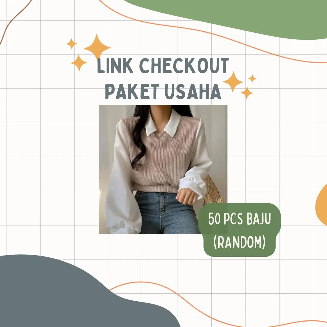 full atasan wanita random paket usaha