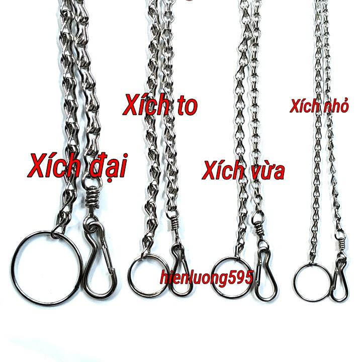 4 cỡ dây xích chó mèo thú cưng INOX BỀN BỈ NHẤT KHÔNG RỈ