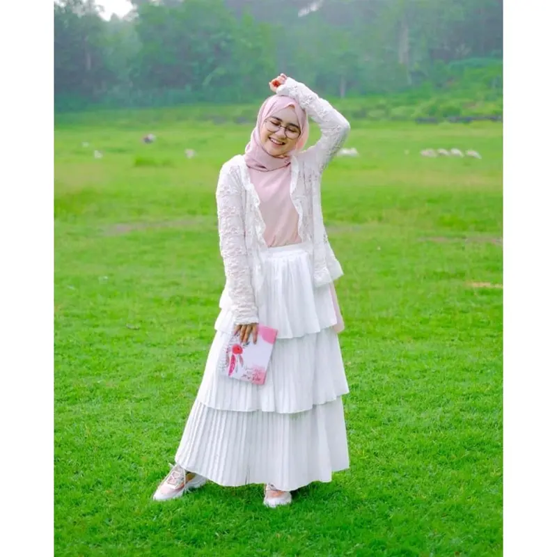 Rok plisket umpak import korean style 0