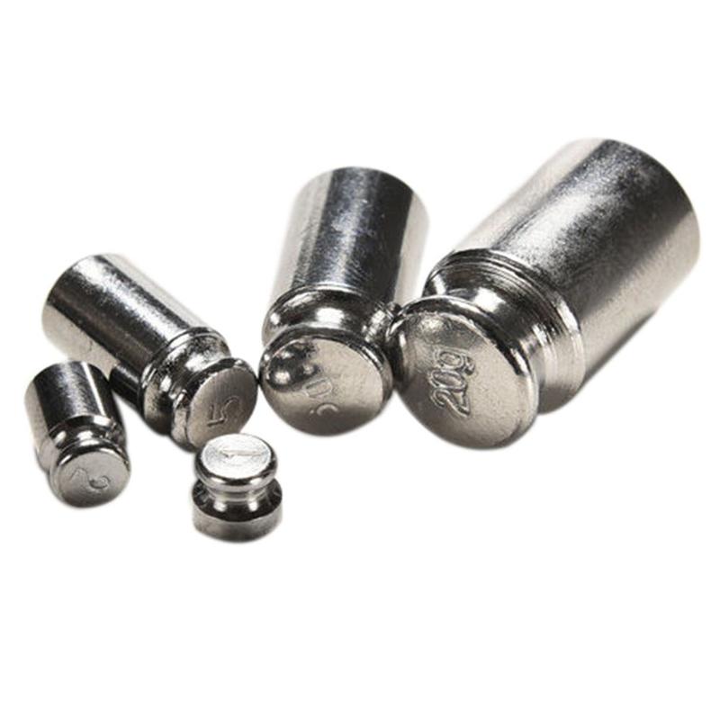Product Introduction of Mechanical House2 1/5pcs High quality 1g/2g/5g/10g/20g/50g/100g Grams Weight Measurement Weighing Scales Chrome Plating Accurate Calibration Set Scale Weights Sets 20