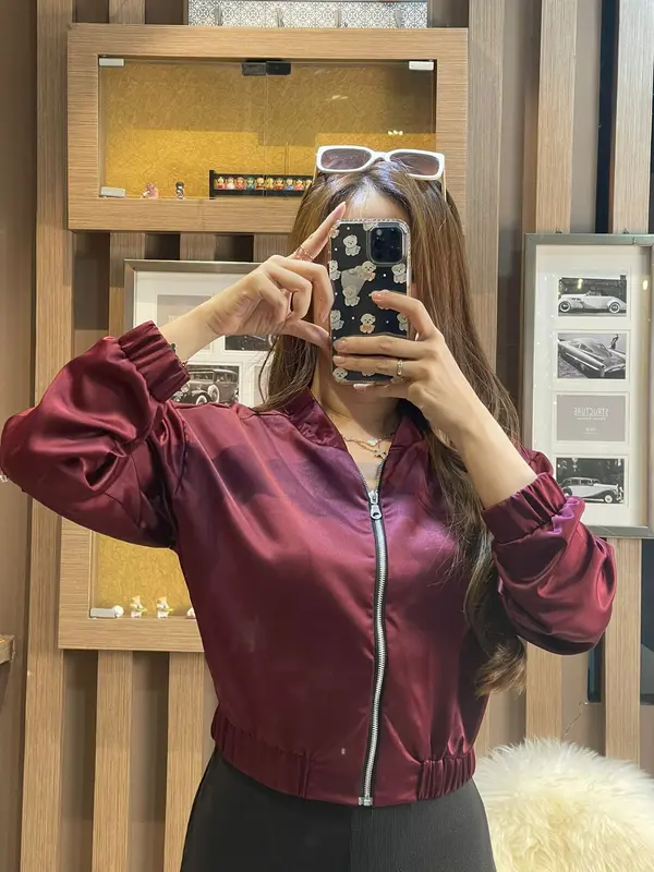 Jaket bomber alice by bombshellstores / jaket bomber (BUKAN JAKET MUSIM DINGIN ) 2