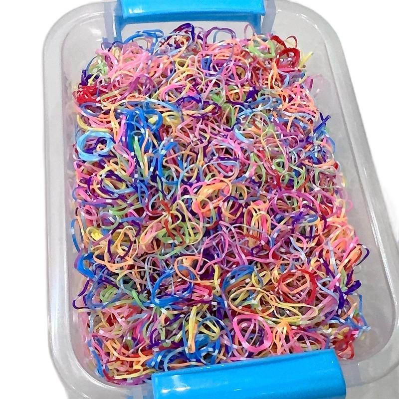 Thun Nhí Cho Bé (Từ Mấy Tháng Tới 3 Tuổi) Nhiều Màu Dai Êm Cho Bé, Thun Cột Tóc Cho Bé Voi Phụ Kiện Tóc Cài Tóc