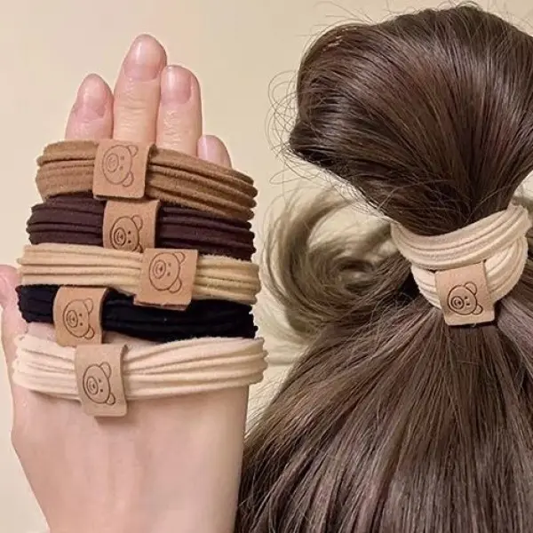 Scrunchies Tóc, Jiuyumei, Lọn Lớn Sâu, Scrunchies Tóc, Trùm Đầu Ren, Tóc Xoăn Xoăn, Tóc Nối Cho Phụ Nữ dây  nơ  buộc  tóc scrunchies dây  buộc  tóc  nữ  lò  xo vải