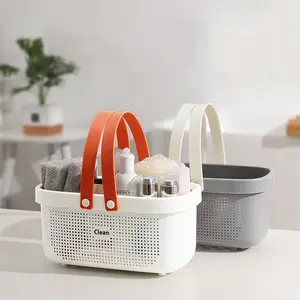 【ZEN】Keranjang Penyimpanan kamar mandi pegangan organiser piknik basket